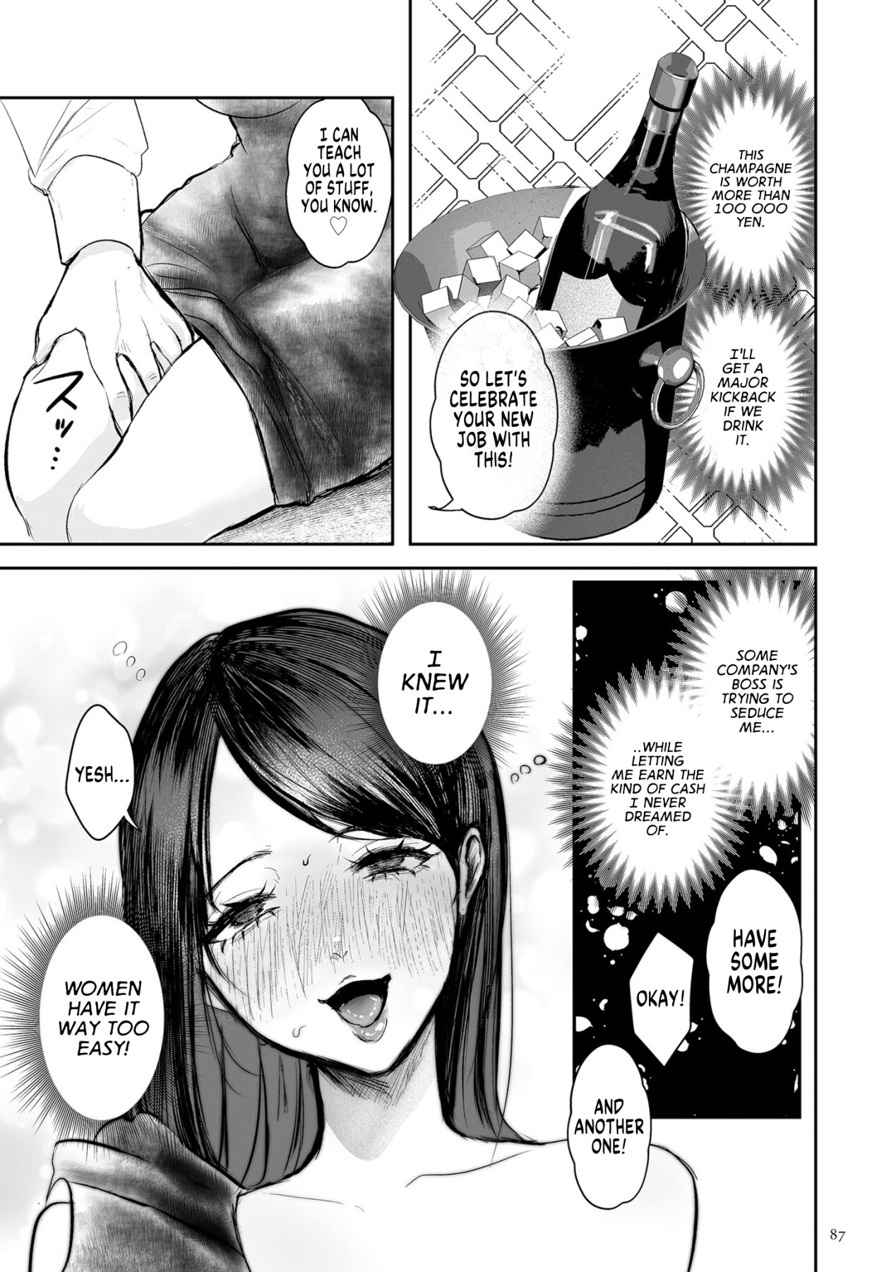 Hentai Manga Comic-How the Gloomy Me Took Charge of my Own Life by Becoming a Hostess-Read-9